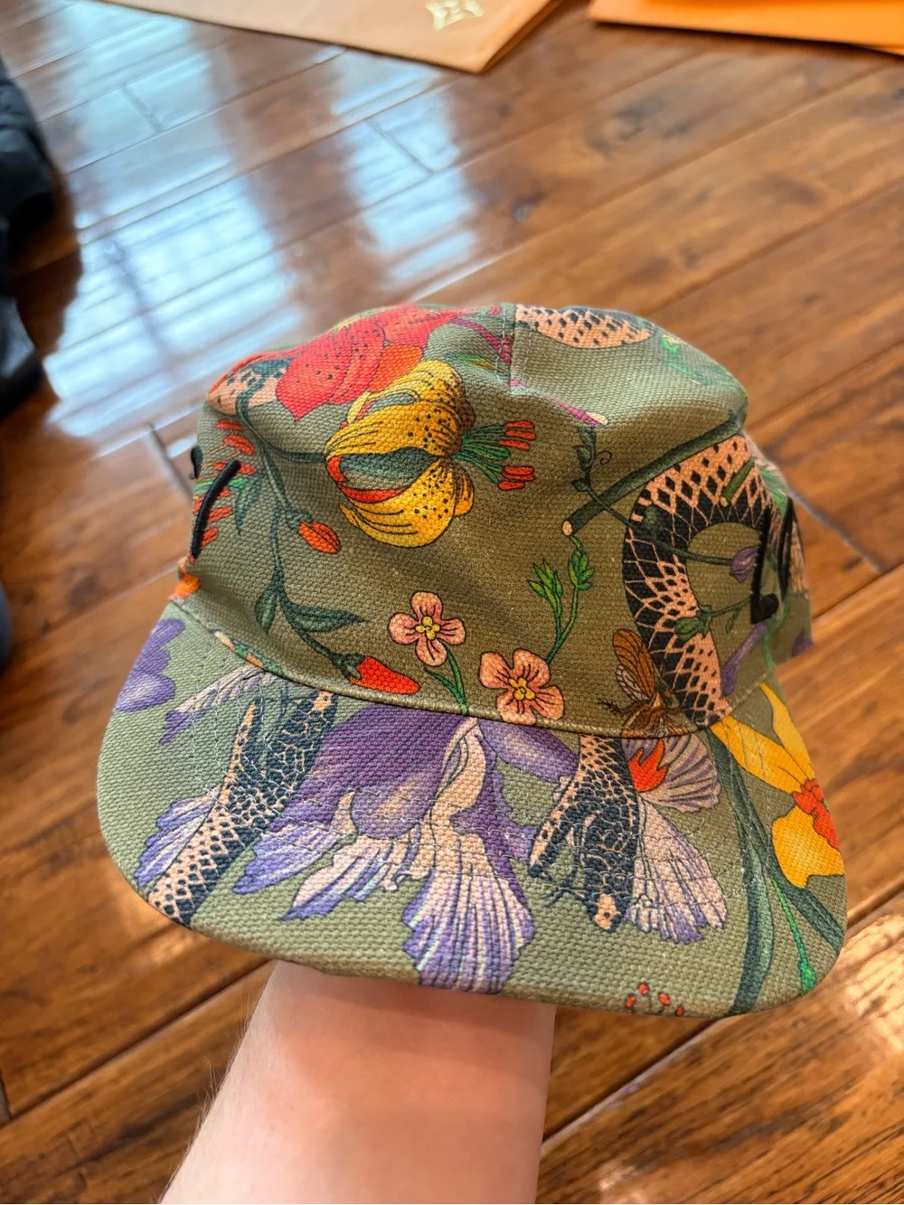 Gucci Flora Snake “Loved” baseball cap. 2018 Collection